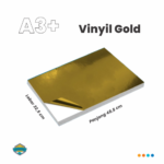 Stiker Vinyl Gold A3+ - Gambar 2