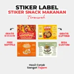 Stiker Label Snack Makanan - Gambar 2