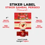 Stiker Label Sambal Persegi - Gambar 2