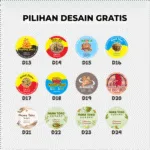 Stiker Label Snack Pedas Bahan Chromo - Gambar 4