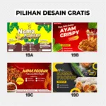 Stiker Label Snack Makanan - Gambar 3