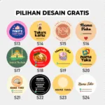 Stiker Label Paket 100 Pcs Bahan Chromo - Gambar 6